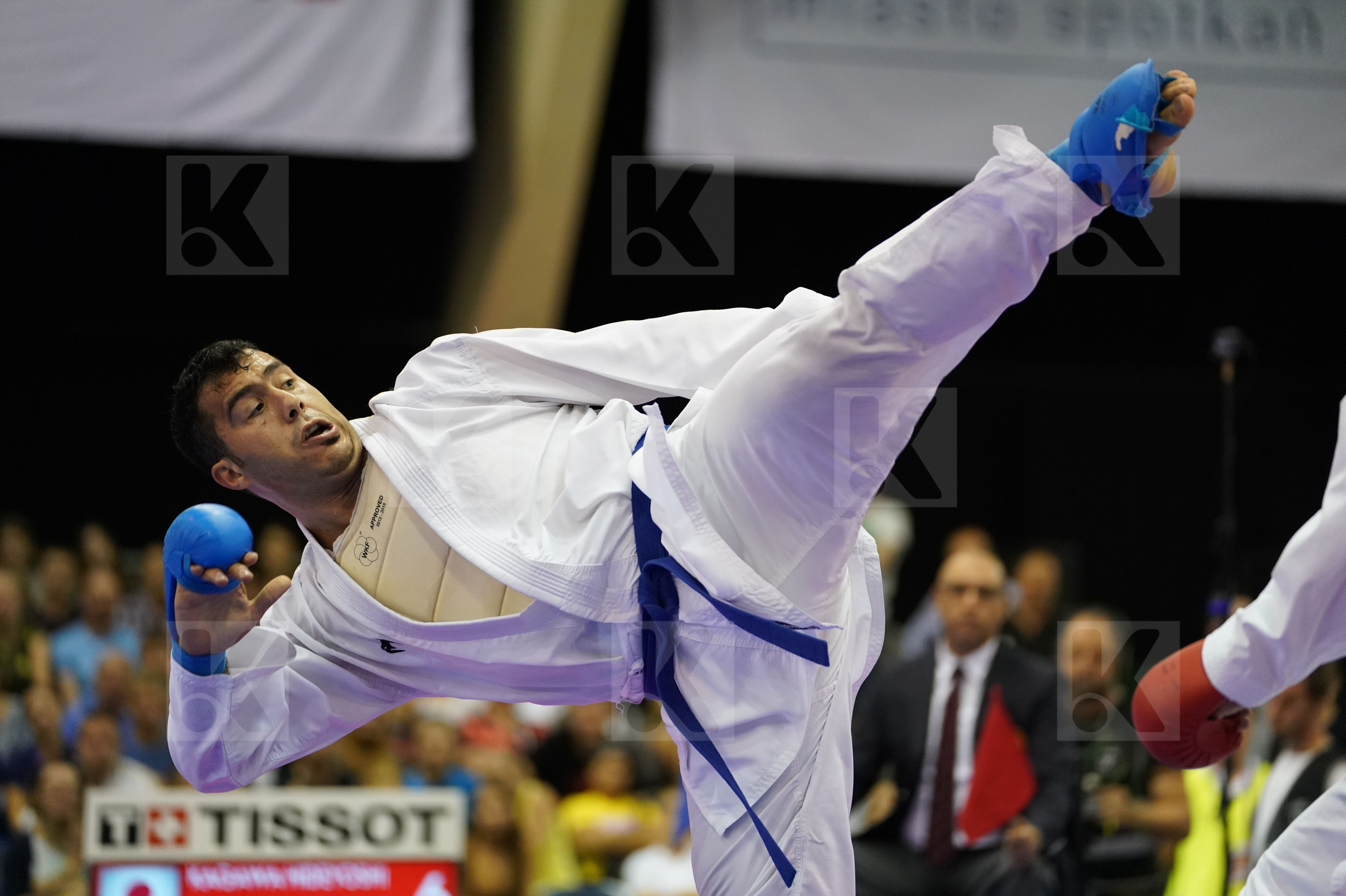 Ganjzadeh Sajad Gold match Iran Islamic Republic of Japan Kagawa Hideyoshi Male Kumite +84kg